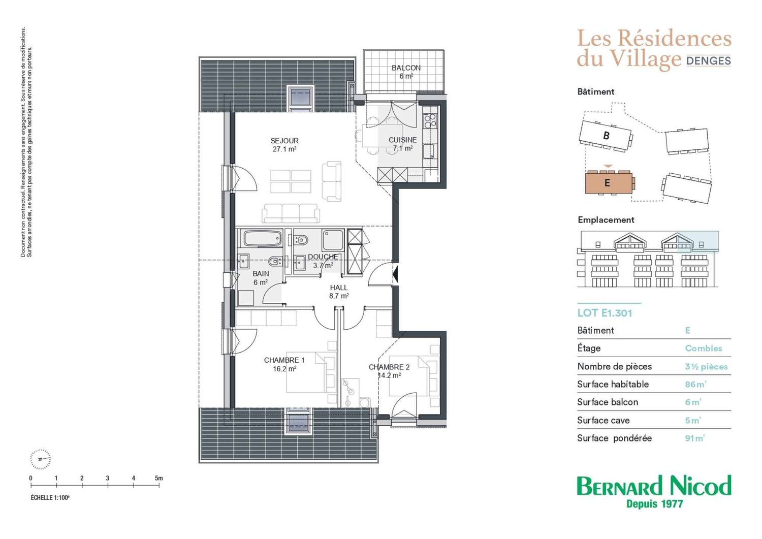 Immobilie in Denges - Nouvelle promotion : Appartement de 5.5 pièces avec balcon - Bild 8