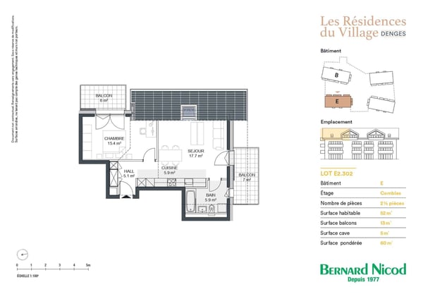 Nouvelle promotion : Appartement de 2.5 pièces avec balcon 11