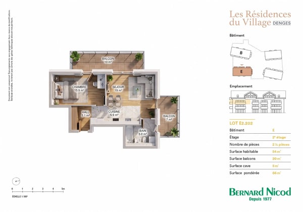 Nouvelle promotion : Appartement de 2.5 pièces avec balcons 11