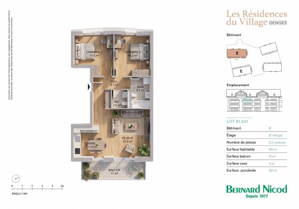 Nouvelle promotion : Appartement de 3.5 pièces avec balcon 11