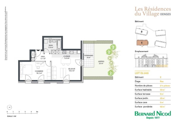 Nouvelle promotion : Appartement de 2.5 pièces avec terrasse et jardin 11