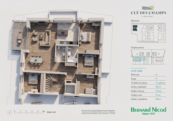 Nouvelle promotion : Appartement de 4.5 pièces avec balcon 9