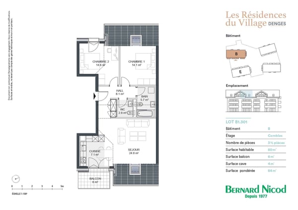 Nouvelle promotion : Appartement de 3.5 pièces avec balcon 12