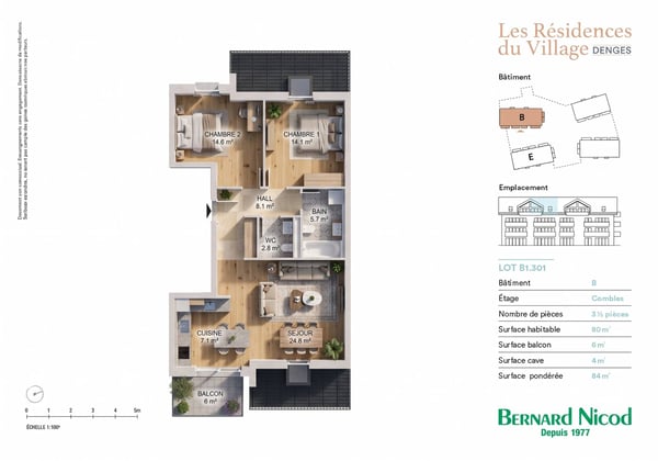 Nouvelle promotion : Appartement de 3.5 pièces avec balcon 11