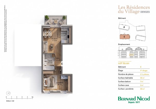Nouvelle promotion : Appartement de 2.5 pièces avec balcon 12