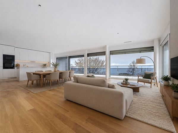 Nouvelle promotion : appartement de 5.5 pièces avec balcon couvert et terrasse