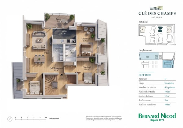 Appartement neuf de 4.5 pièces avec balcon 7