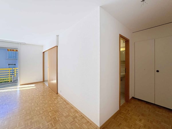 Spacieux 1.5 pièces de 12 m2 + grand balcon 8