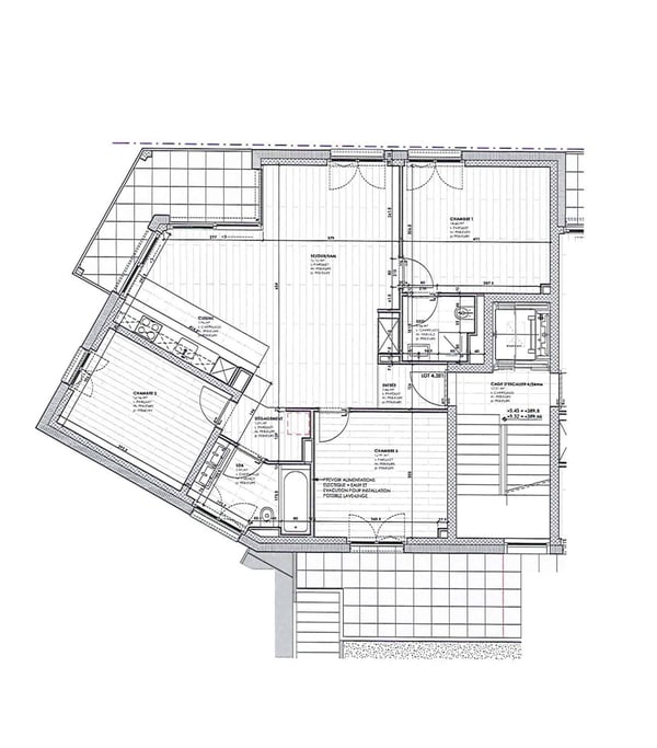 SUPERBE 1.5 PCES NEUF DE 20 m2 AVEC BALCON ET TERRASSE 3