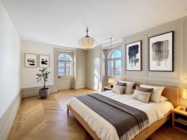 Dernier étage - Spacieux 1.5 pces 99 m2 + combles dans un immeuble ancien rénové 5