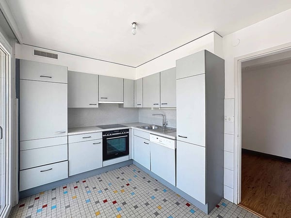 Lumineux 3.5 pièces de 77.5  m2 + grand balcon 17.5 m2 5