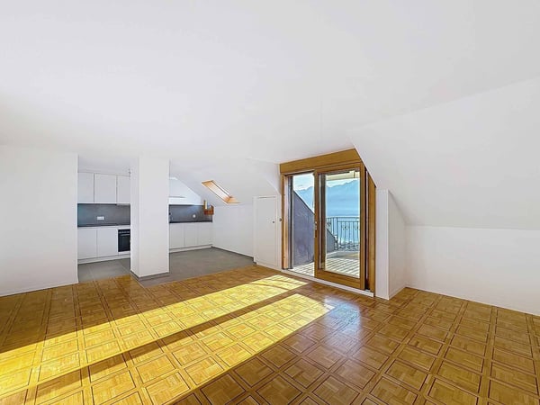 Superbe 2.5 pièces de 72 m2 avec balcons et Très belle vue sur le lac 3