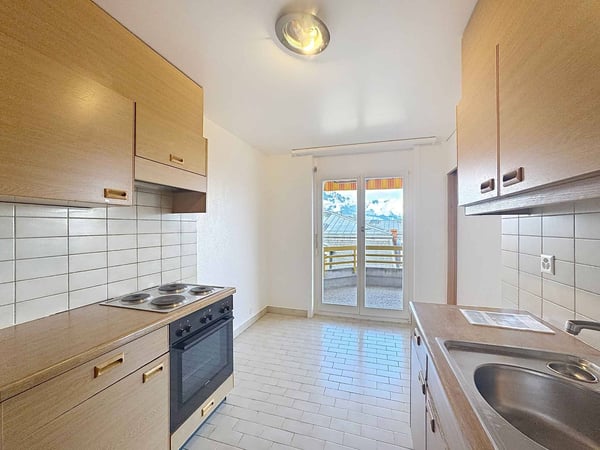 Au dernier étage - Grand 3.5 pièces sur 1 niveau de 79 m2 + balcon 6