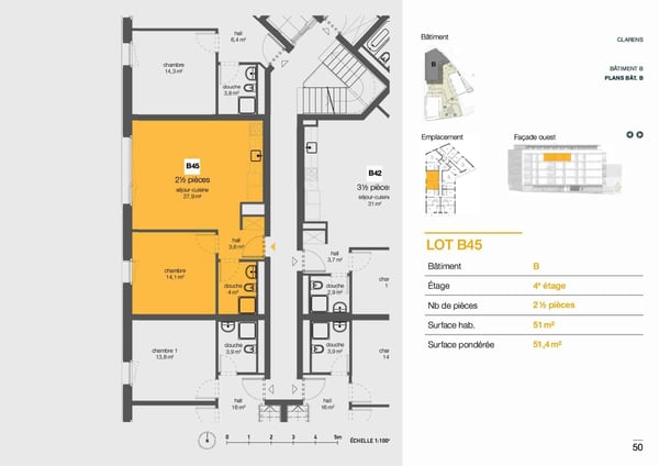 Superbe appartement de 1.5 pièces Ultra centré 6