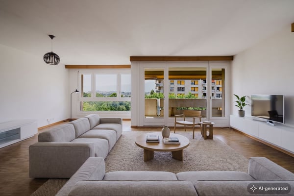 Spacieux appartement de 6 pièces avec vue dégagée á Meyrin 2