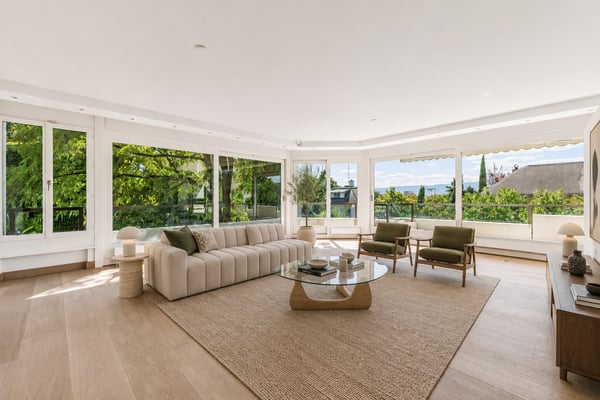 Rare appartement en duplex avec jardin privatif au coeur de Champel 1