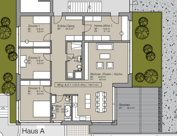 Traumwohnung: Wg A2.1 mit Homeoffice 9
