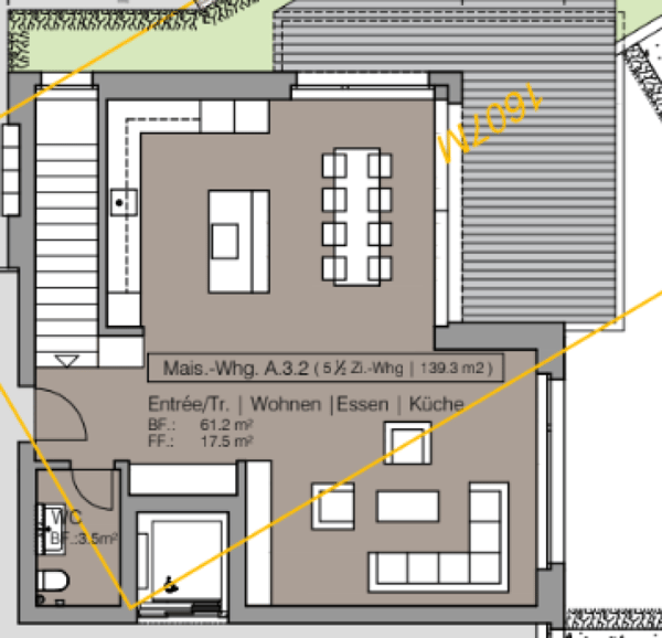 Grosszügige Maisonette für Wohnen und Arbeiten - A3.2 6