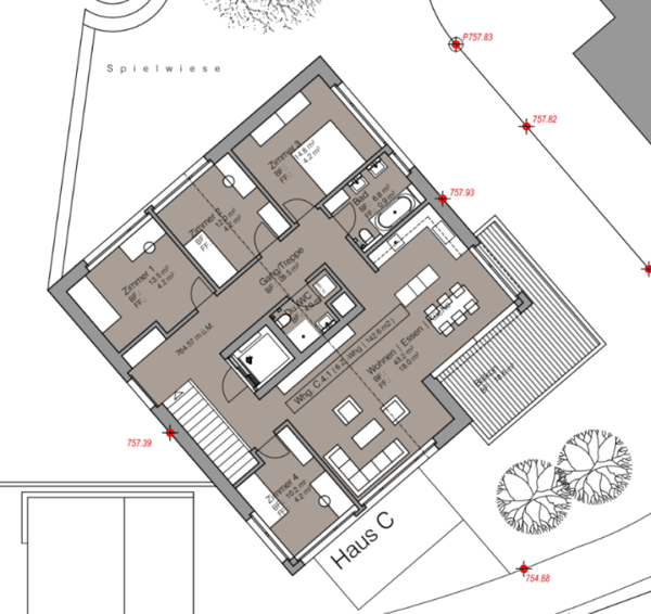 Gesund wohnen mit Weitsicht - 4½-Zimmer-Dachwohnung C4.1 10