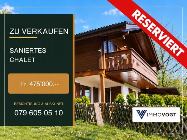 Reserviert! Chalet mit Aussicht - naturnah wohnen in Mogelsberg