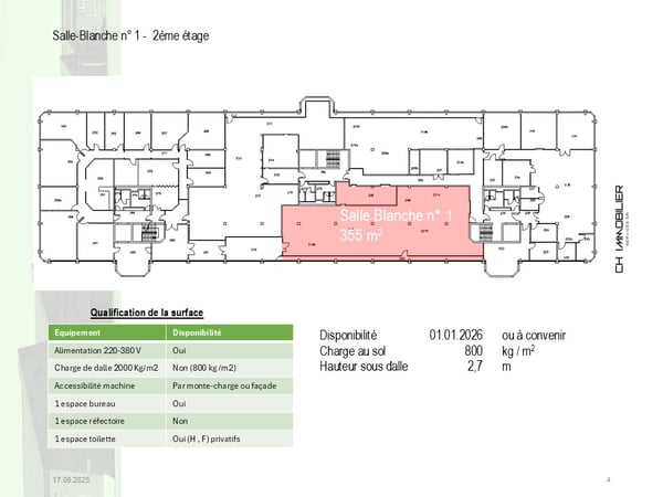 Salle blanche et espace industriel moderne de 430 m² à Neuchâtel 4