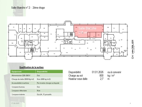 Salle blanche et espace industriel moderne de 118 m² à Neuchâtel 4