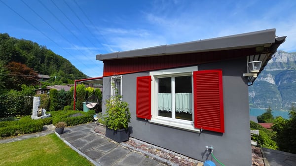 Freistehendes 1 ½-Zimmer-Einfamilienhaus mit Traumsicht auf den Walensee und wunderschönem Garten 5