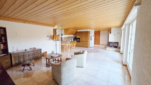 Wohnen wie im Einfamilienhaus - grosse 1 ½-Zimmer-Dachwohnung mit Cheminée und Gartenanteil 10