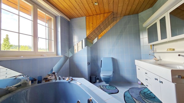 Wohnen wie im Einfamilienhaus - grosse 1 ½-Zimmer-Dachwohnung mit Cheminée und Gartenanteil 14