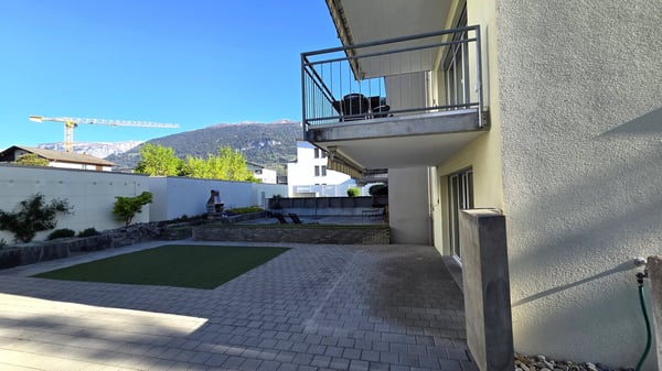 4½-Zimmer-Gartenwohnung an ruhiger Lage unweit des Bahnhofs mit Garage und PP 6