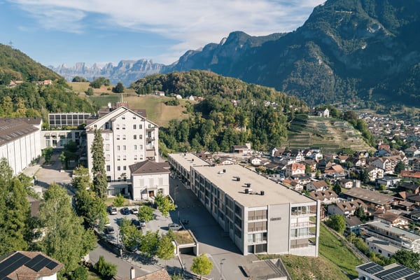Moderne 3 ½-Zimmer-Duplex-Wohnung an atemberaubender Aussichtslage in Uptown (Stoffel) Mels SG 20