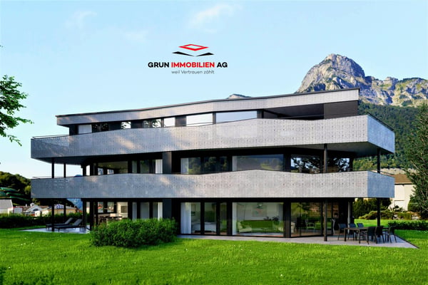 Moderne 4.5-Zimmer-Gartenwohnung an bester Lage in Mels