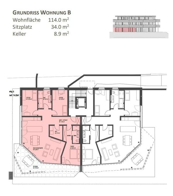 Moderne 4.5-Zimmer-Gartenwohnung an bester Lage in Mels 16