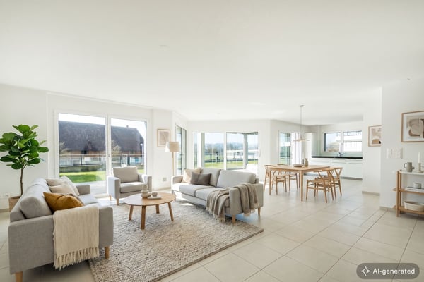Terrassenwohnung mit Wintergarten und 100 m2 Aussenfläche - Wohnen wie 6
