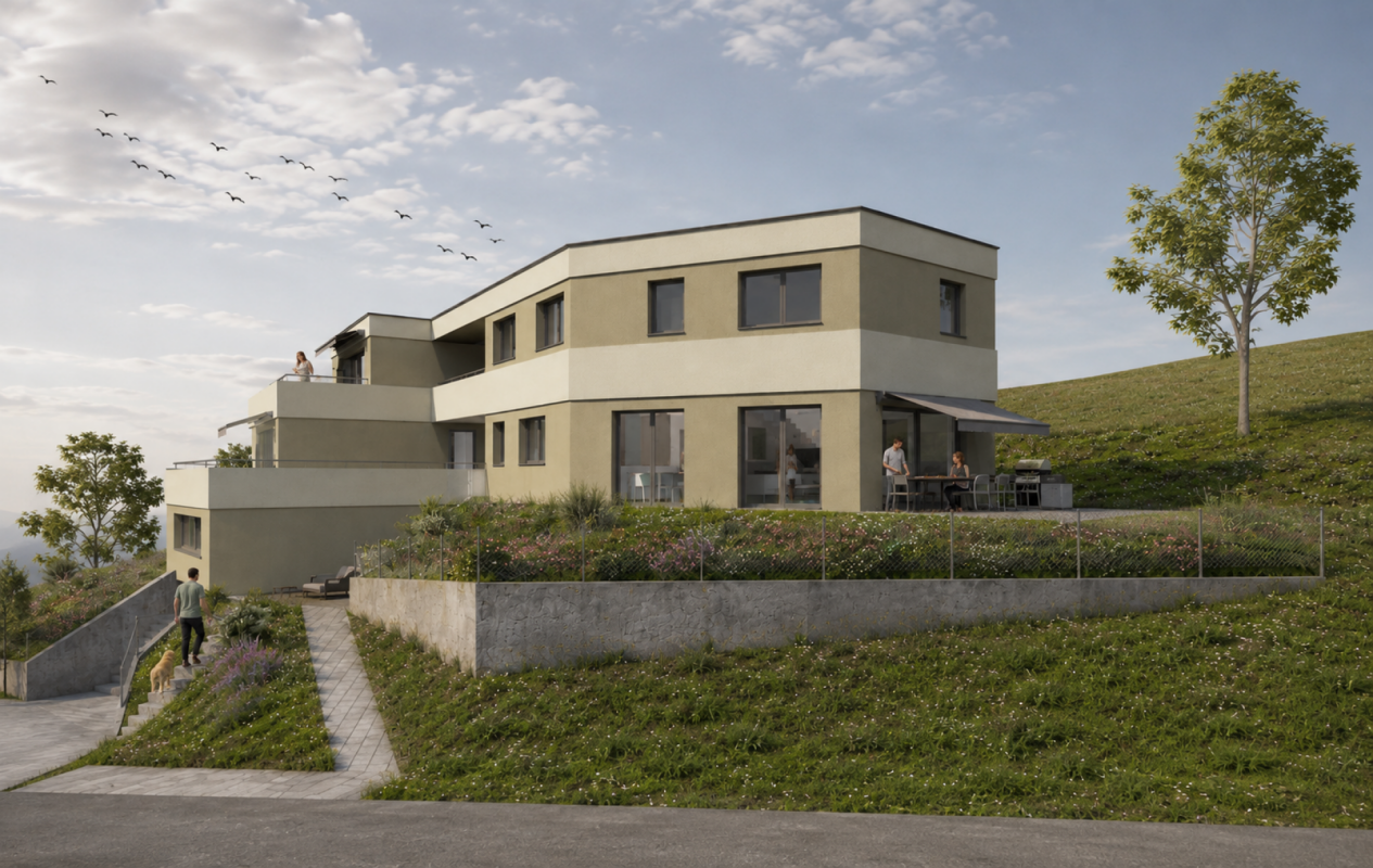 Grosszügiges Einfamilienhaus mit Bergsicht