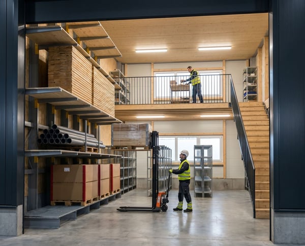 Gewerbehallen mit Mezzanine (Büro) in Leuk zu verkaufen 3