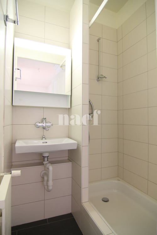 Logement de 1 pièces avec balcon et jardin commun 6