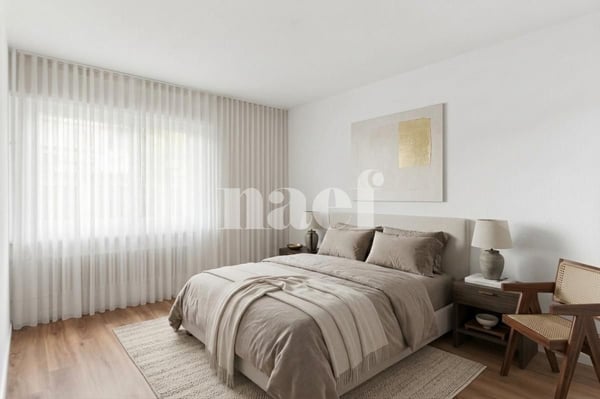 Appartement de 1 pièces entièrement rénové avec balcon au rez 2
