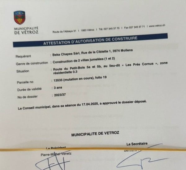 Villa sur Vétroz - QUARTIER VILLAS 7