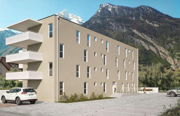1er étage 4,5 pces avec grand balcon 2