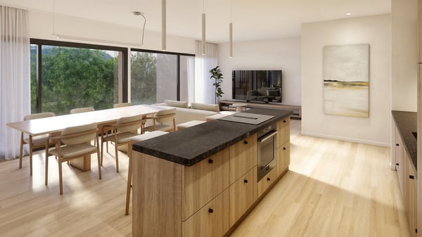 Rez-de-chaussée 5,5 pces avec grande terrasse et spacieux jardin 6