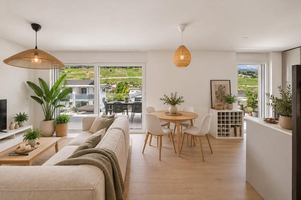 Spacieux appartement 2,5 pièces en attique à Champlan 4