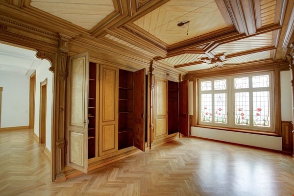 Büro in grosszügiger Altbauwohnung mit viel Charme 8