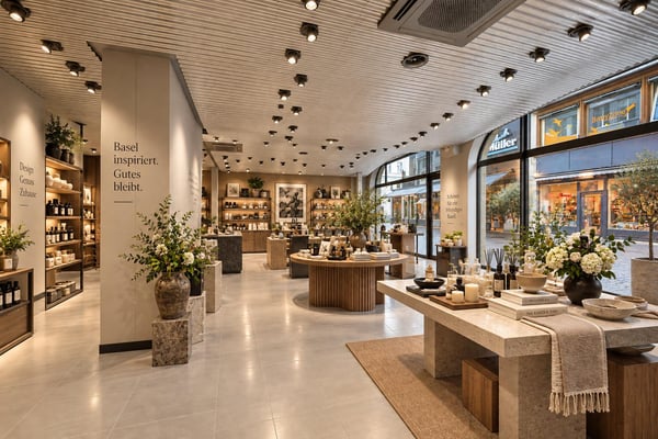 Maximale Sichtbarkeit dank 180 Schaufensterfront an der Gerbergasse 3