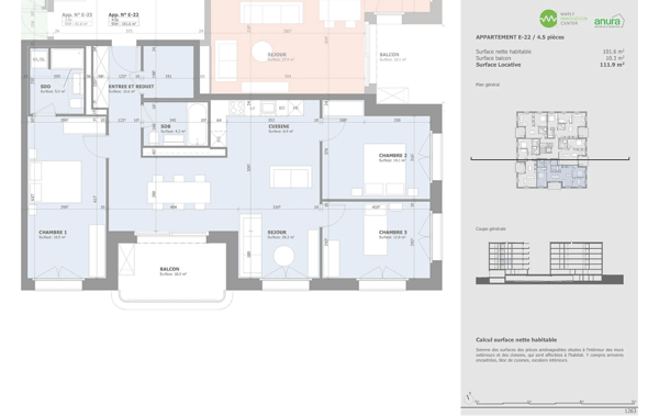 Magnifique appartement neuf de 4.5 pièces à louer à Marly 10