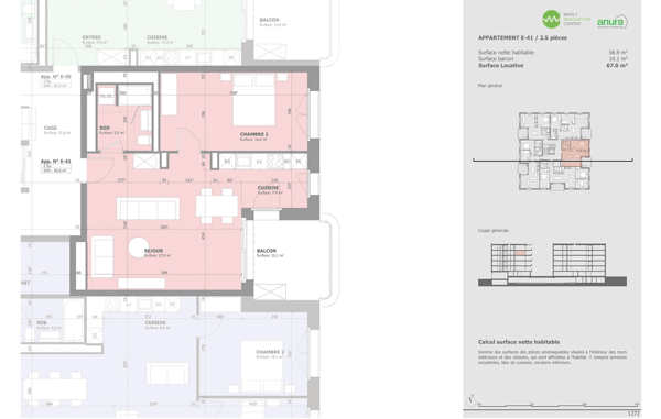 Magnifique appartement neuf de 2.5 pièces à louer à Marly 6