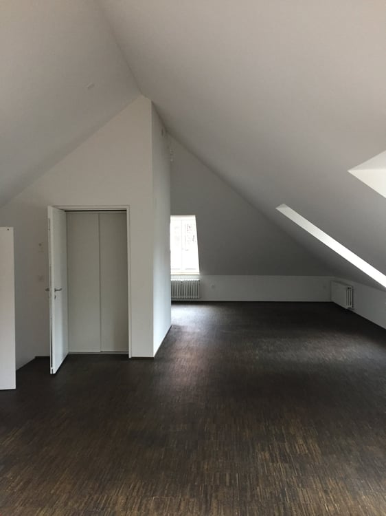 Aussergewöhnliche Dachwohnung mit Balkon