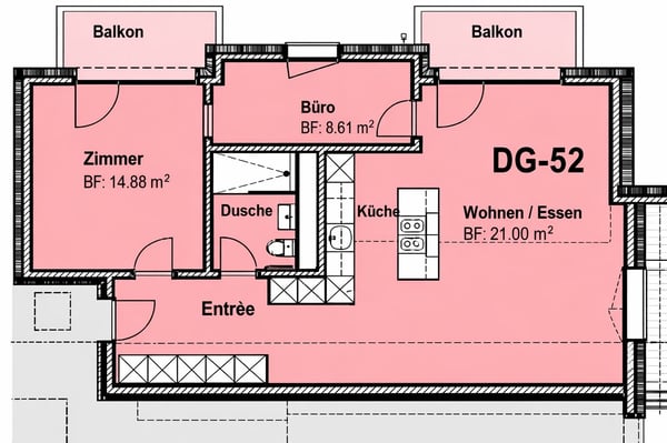 Charmante Dachwohnung im Lindehof Schüpfheim (Erstbezug) 11