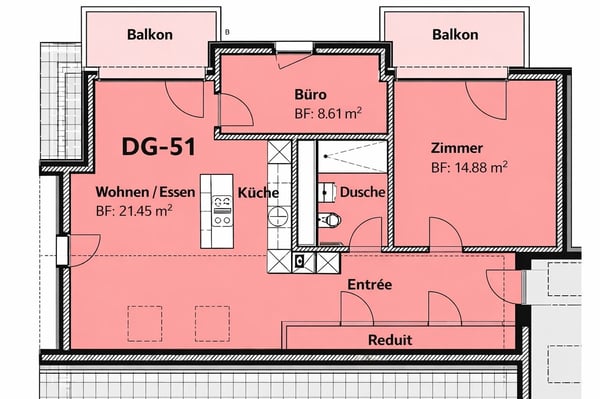 Charmante Dachwohnung im Lindehof Schüpfheim (Erstbezug) 11