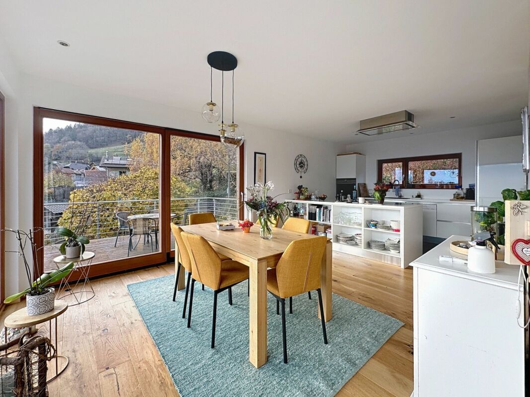 Magnifique villa d'architecte avec spectaculaire vue panoramique sur la plaine et les Dents-du-Midi